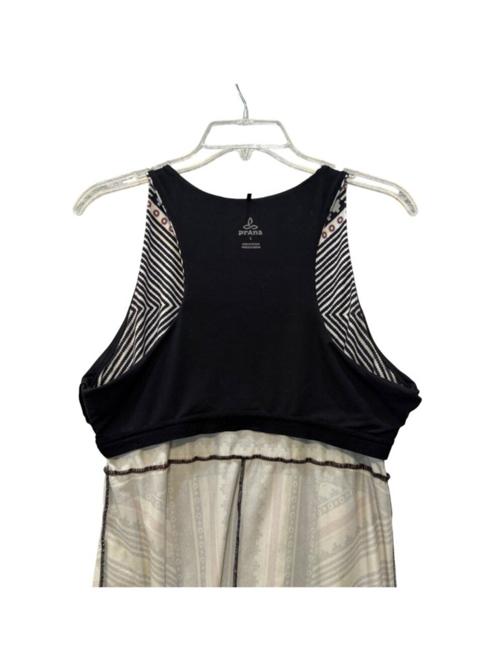 PrAna Ariel Athletic Dress Taos Sangria Geometric Print Built In Bra Size L - Picture 7 of 7